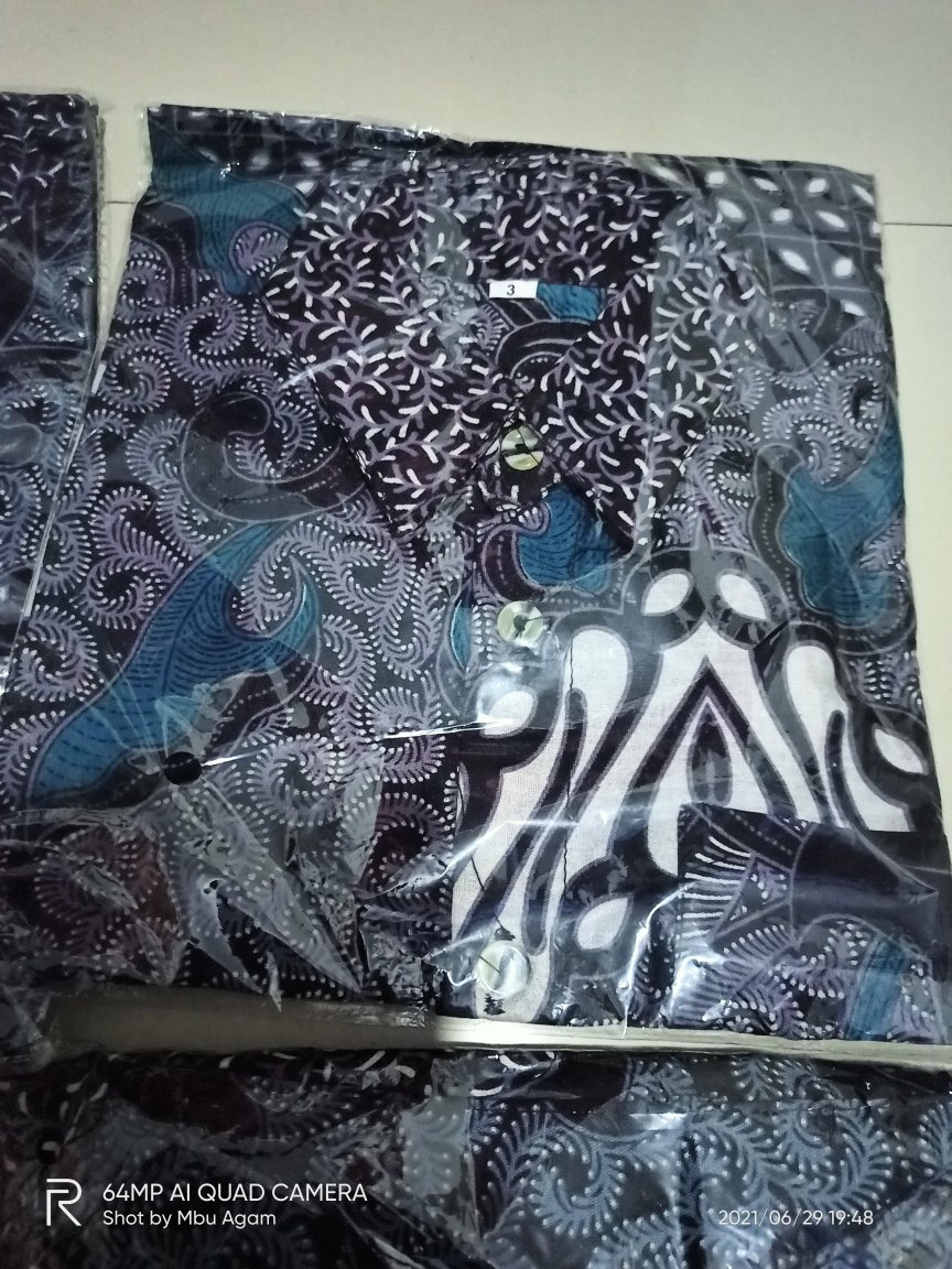 Batik Couple Keluarga Sania Ruffle Ori Ndoro Jowi Dnt Dimensi Abu