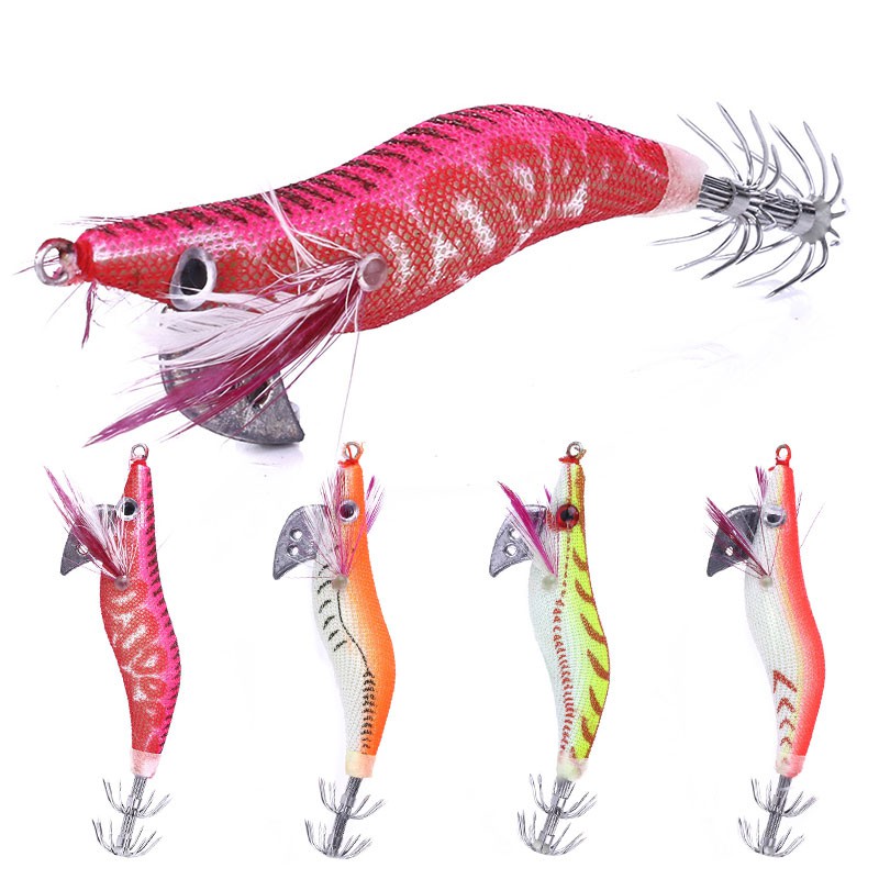 HENGJIA 16pcs 2.0# Shrimp Udang Jigs Umpan Pancing Swimbait Fishing Lure Bass Ikan Bait Kail Tackle