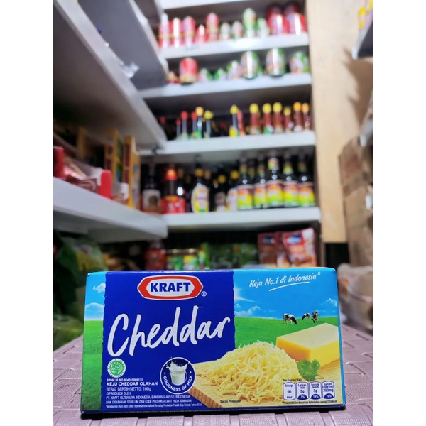 

Keju Kraft Cheddar 165g