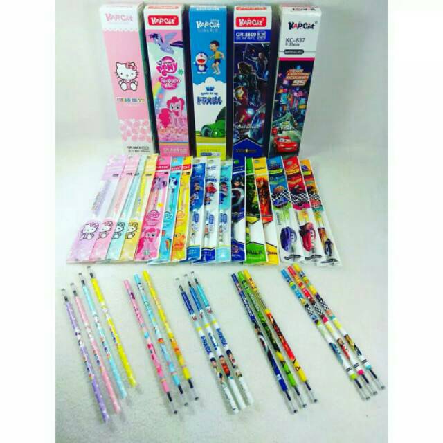 

Reffil ( isi Ulang ) Bolpen Gel karakter kartun lucu dan unik