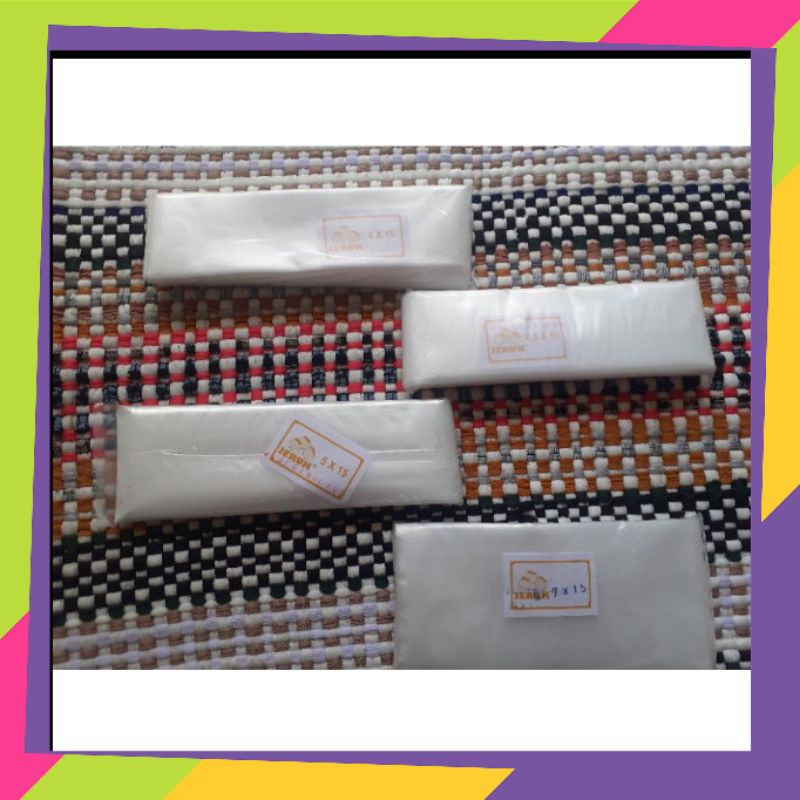 Plastik es lilin/ plastik es batu panjang