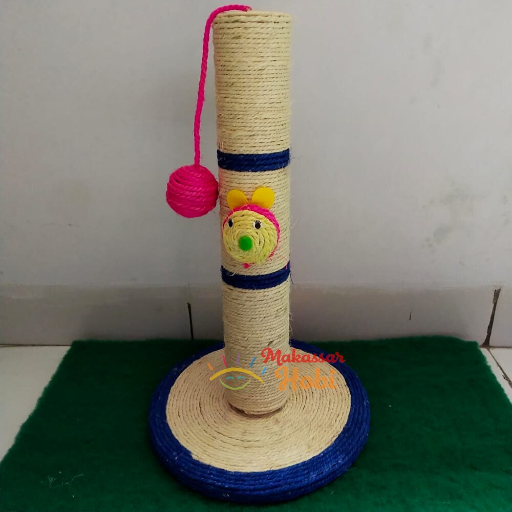 Tiang Garukan 056 Mainan Kucing Cakaran Condo Cat Toy Scratcher Tree