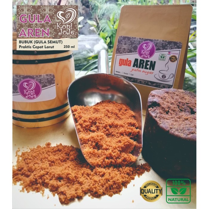 

Krimer- Gula Aren Bubuk Murni 100% (Premium) - Kopijoje 200 Gram -Krimer.