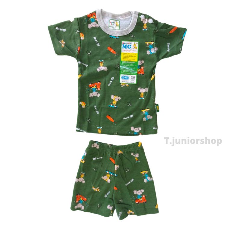 BAJU PENDEK BAYI BARU LAHIR /SETELAN BAJU PENDEK BAYI NEWBORN SNI k260