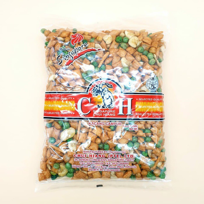 

Chui Hiang Mixed Nuts Kacang Campur Chuihiang Mixed Nut 400gr