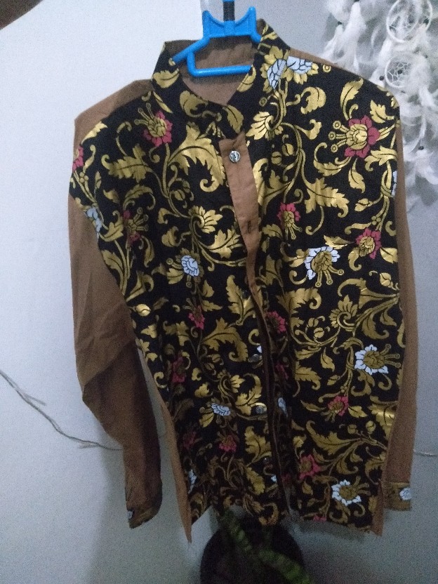 Kemeja Batik Pria Ppbtk07 Modern Lengan Panjang Casual Modis Trendy Masa Kini M L Xl Asli Pekalongan