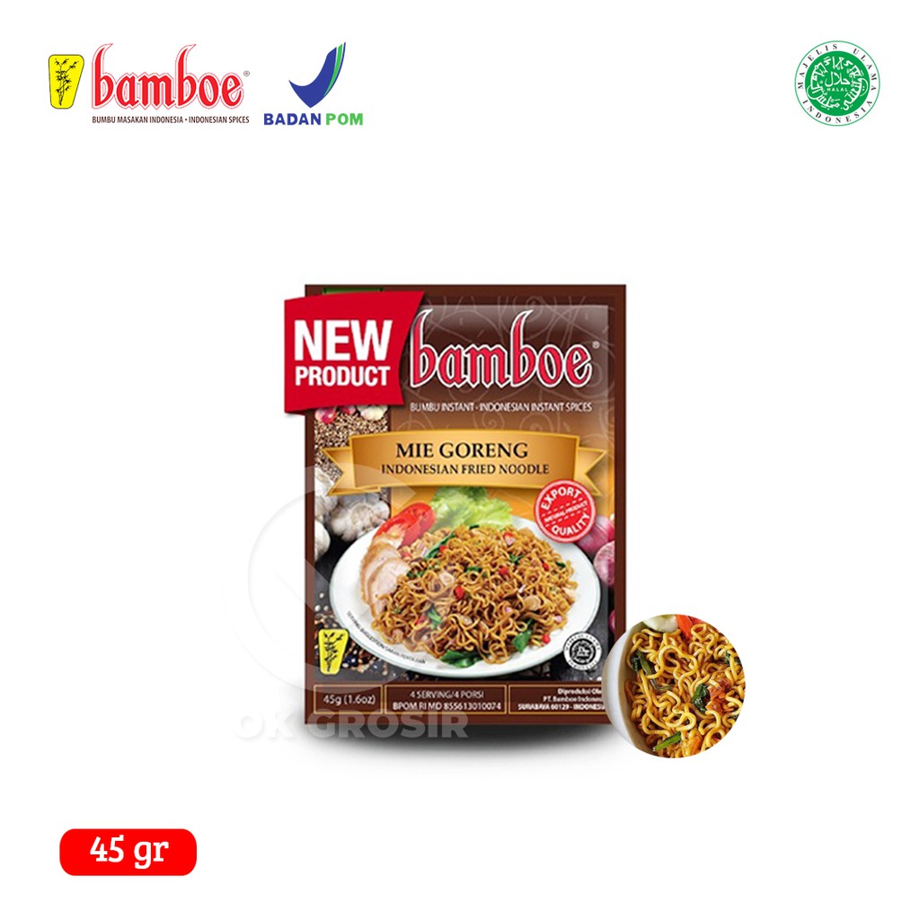 

Bamboe Bumbu Mie Goreng / Bumbu Instan (45 gr)
