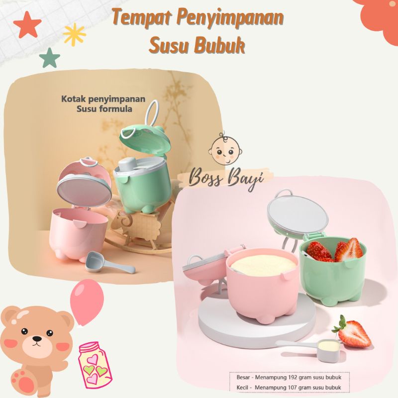 BOSS BAYI - Tempat Penyimpanan Susu Formula Bayi / Kotak Penyimpan Snack Anak