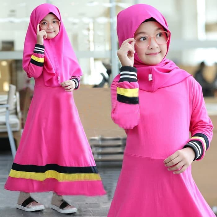 [Syari Herlina Kids SW] Baju muslim anak perempuan babytery