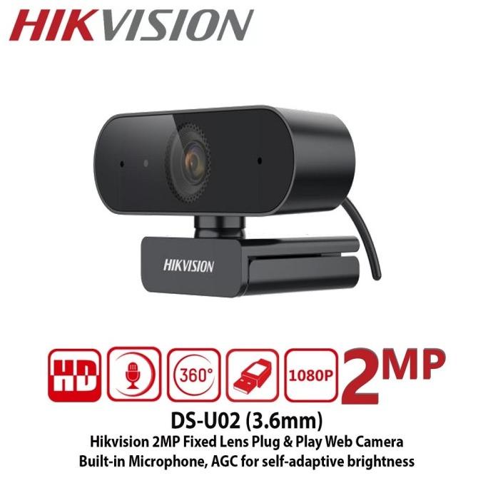 PROMO WEBCAM HIKVISION DS-U02 1080P FHD ORIGINAL Garansi U02 DSU02 PROMO 2648
