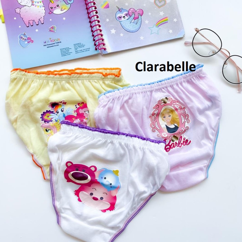 Set isi 3pcs Celana Dalam Anak Perempuan KETIES Murah Halus