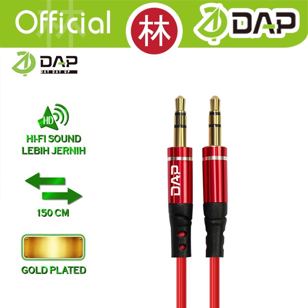 DAP D-AU02 Kabel Audio AUX 3.5mm 120cm