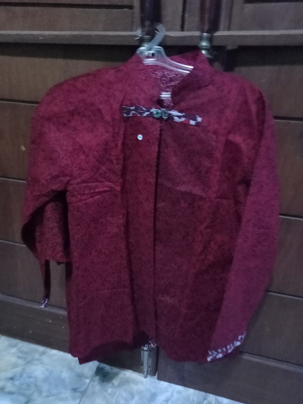 Batik Couple Keluarga Sania Ruffle Ori Ndoro Jowi Dnt Motif Mega Abang