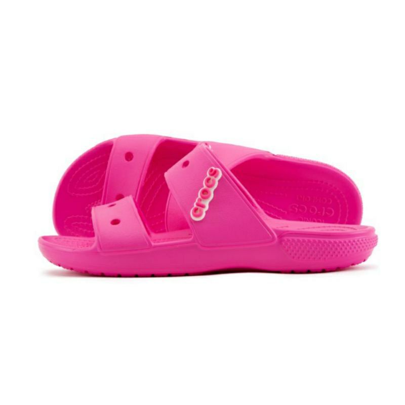 CROCS CLASSIC TWO STRAP SLIDE SANDALS / CLASSIC DOUBLE STRAP