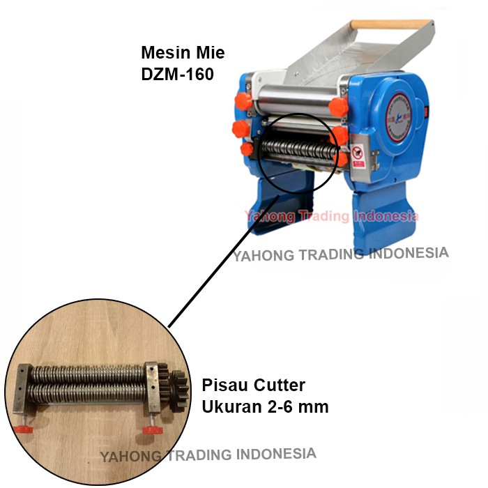 Pisau Cutter Mesin Cetak Gilingan Mie Noodle Maker DZM-160 2mm 6mm