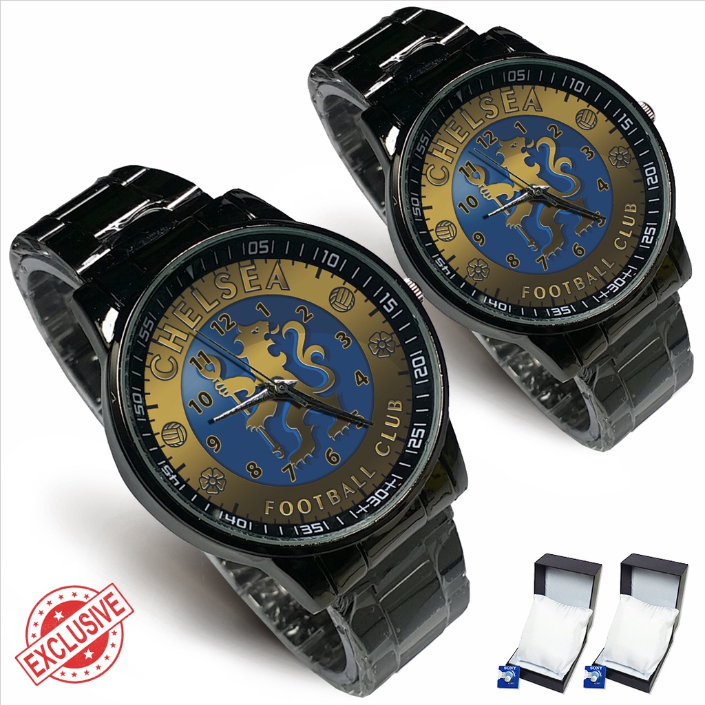 Jam Tangan Rantai Couple CHELSEA FC - 1 (Special)