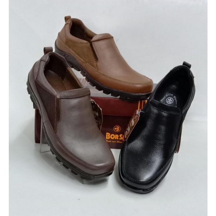 SEPATU KULIT PRIA BORSA M 15610 ORIGINAL