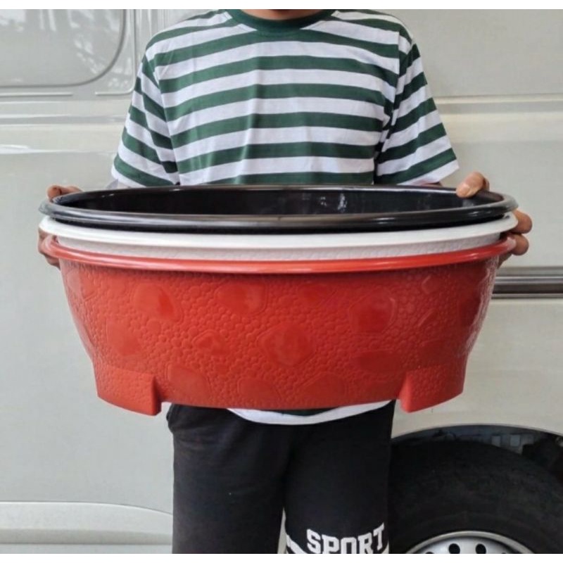 Pot bonsai oval 10, minimal 2 pcs panjang 50 cm, pot bonsai besar