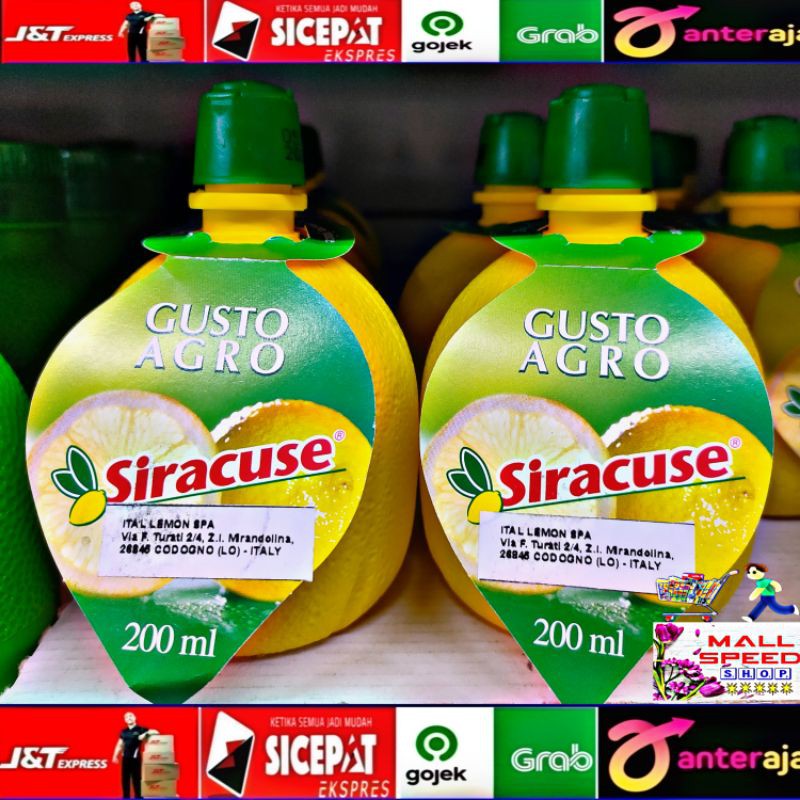 

siracuse gusto agro lemon 200 ml