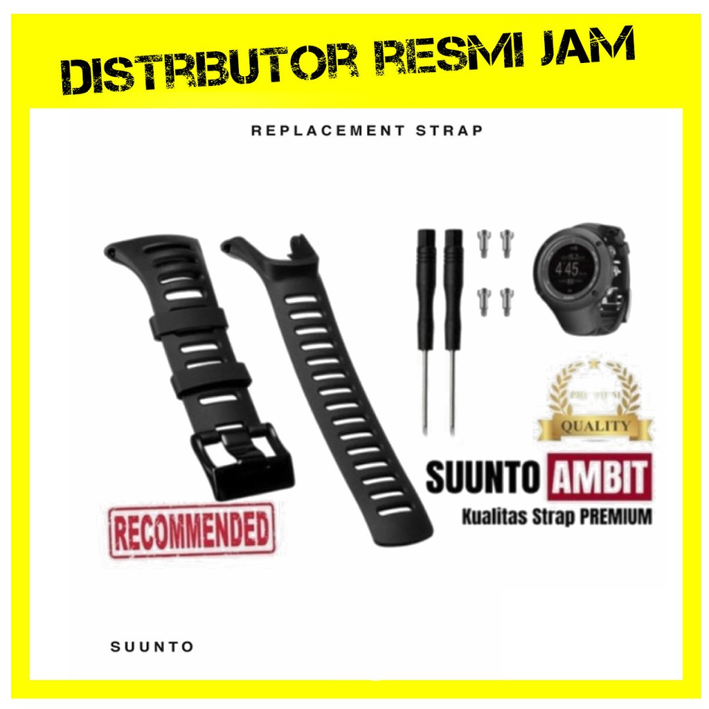 Tali Karet Strap Rubber Suunto Ambit / Suunto Ambit 2 / Suunto Ambit 3