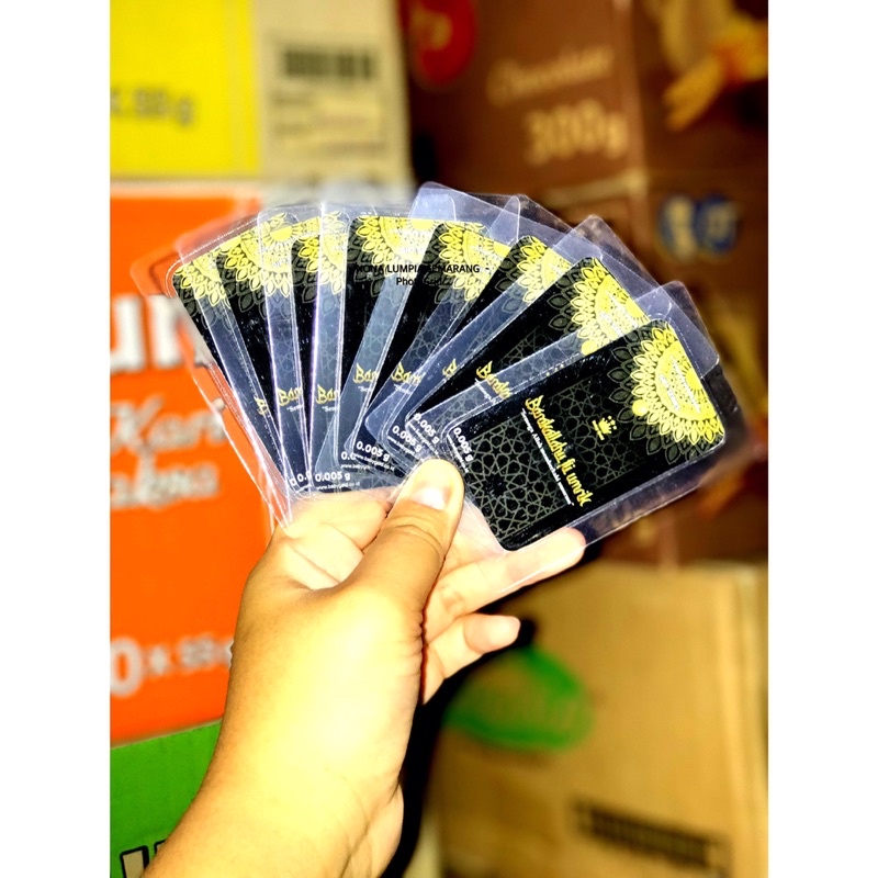 emas ASLI ORIGINAL mini babygold 0,005 gram logam mulia 24K barakallahu fi umrik