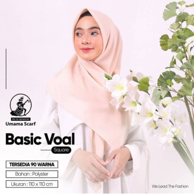 Segiempat basic voal (10 pcs)