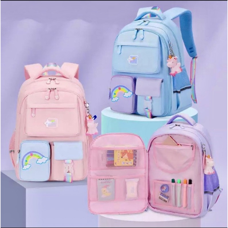 RANSEL SEKOLAH ANAK ABEGEH MODEL OPEN SET KOREA ANTI AIR SANGAT COCOK UNTUK ANAK SD/SMP/SMA/KULIAH