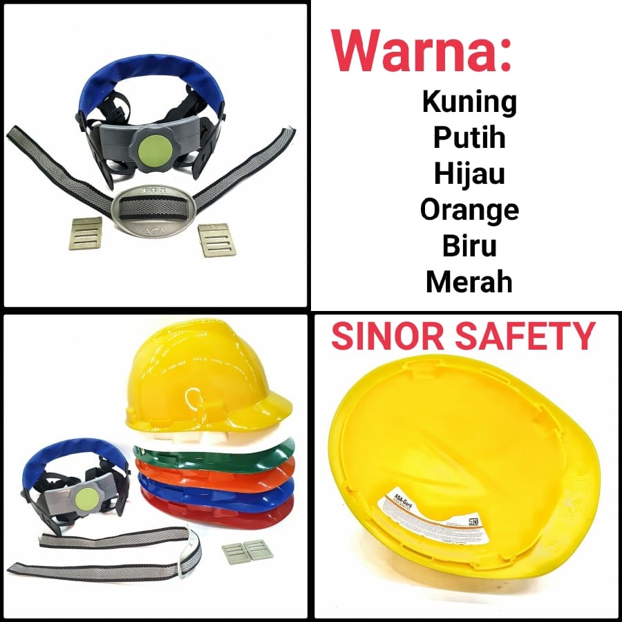 Helm Safety Proyek ASA Fastrack Putar VGARD Safety Helmet V GARD SNI