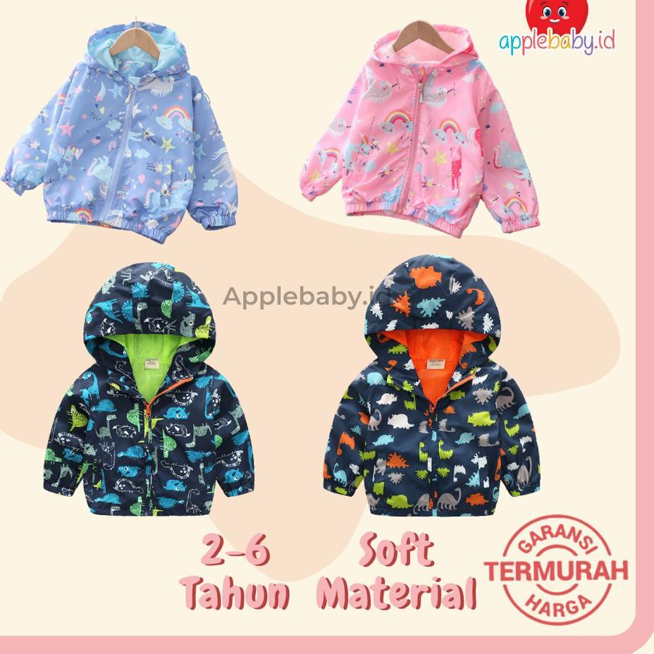 BIG SALE  Jaket Parasut Anak Jaket Anak Dinosaurus Jaket Anak Unicorn Jaket Karakter Jaket Anak