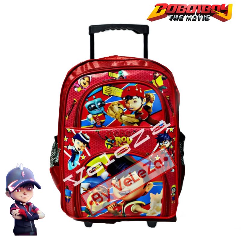 Tas ransel troli anak karakter Boboiboy - tas anak - tas troli