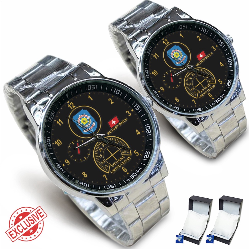 Jam Tangan Rantai Couple PAMONG PRAJA (Mantul)