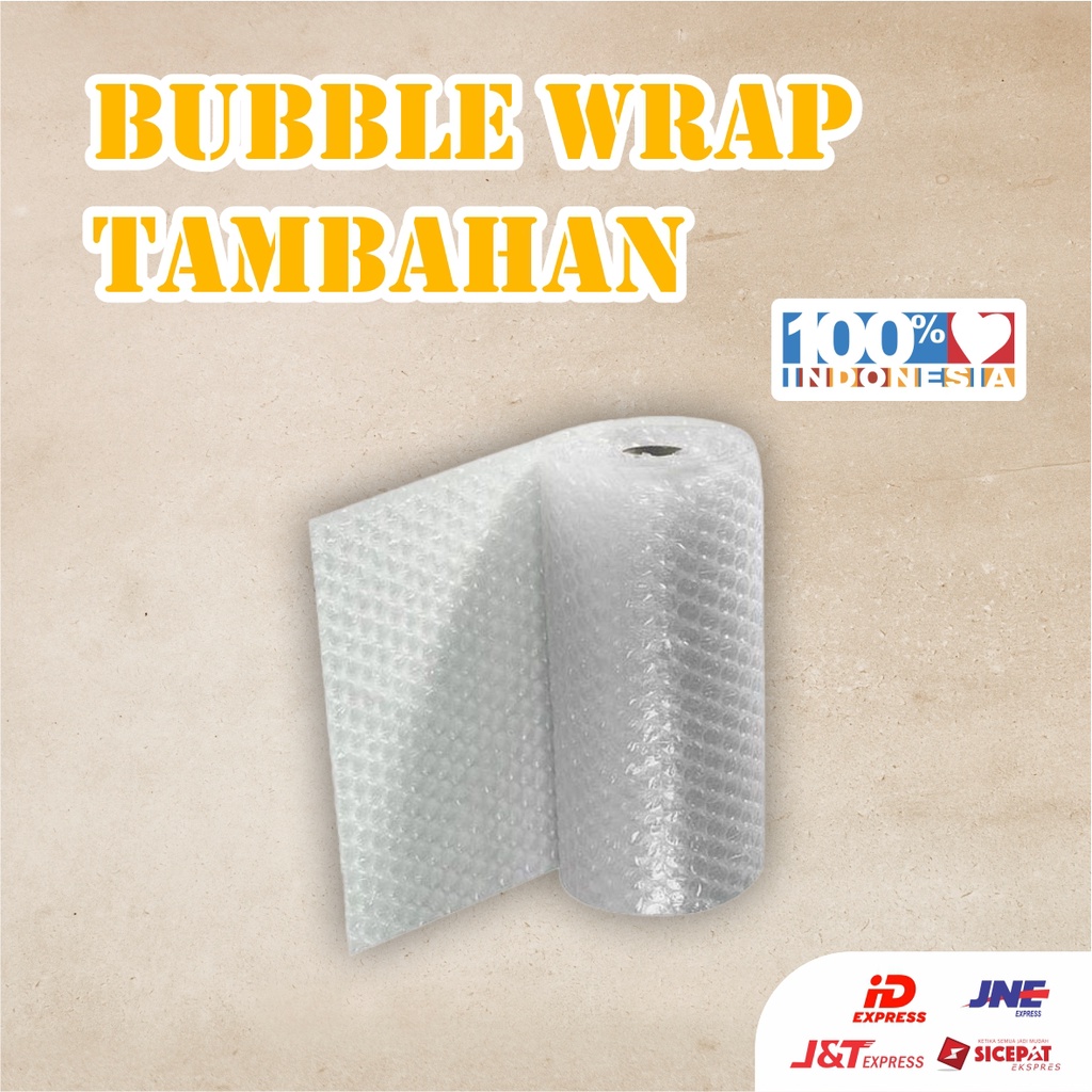 

Bubble Wrap Tambahan - Extra Bubble Wrap Packaging