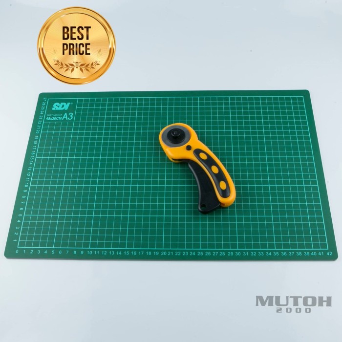 

Mantap Rotary Cutter + Cutting Mat A3 Sdi Promo