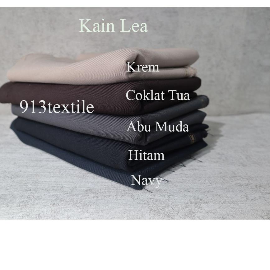 ♘ Bahan Kain Denim Lea Gabardine Permanent Press Celana Formal ✾