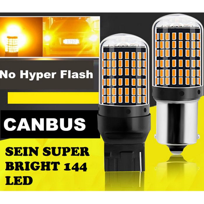 Lampu LED T20 7440 144 LED SUPER BRIGHT Lampu Led Sein Super Terang