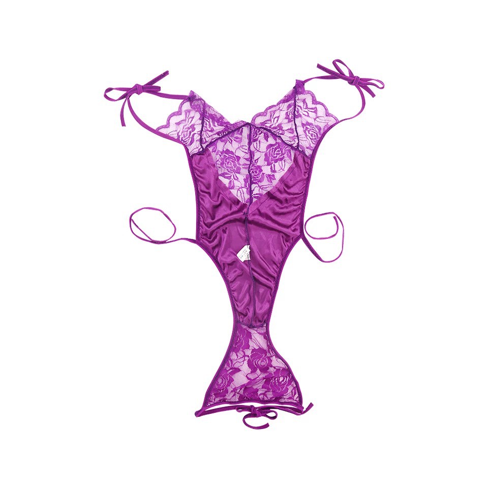 Lingerie Seksi Bodysuit Erotis Pakaian Dalam Renda Setelan Wanita 1030-6
