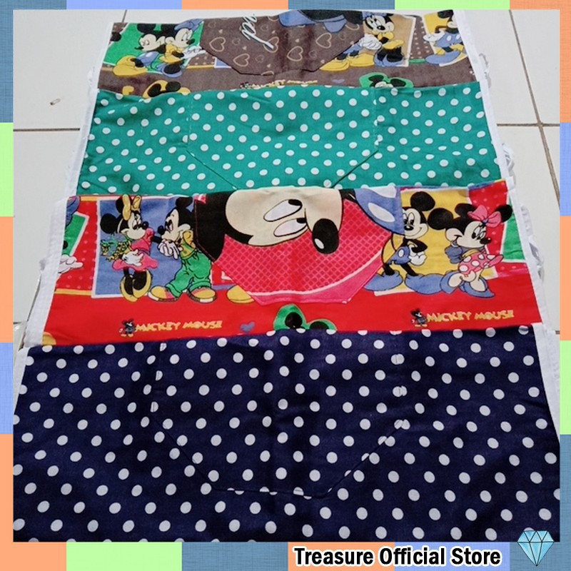 Celemek Masak Kain Motif