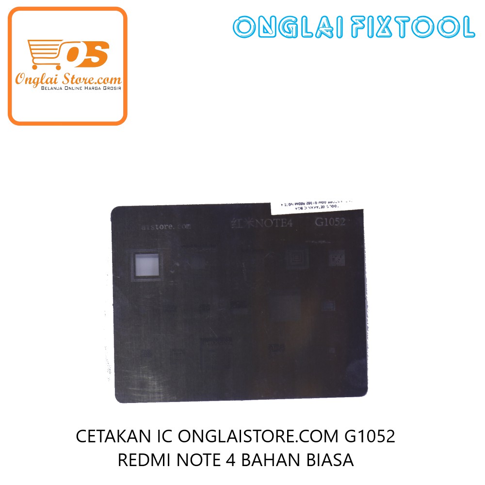 Cetakan Ic Onglaistore.Com G1052 Redmi Note 4 Bahan Biasa (Harga Spesial)