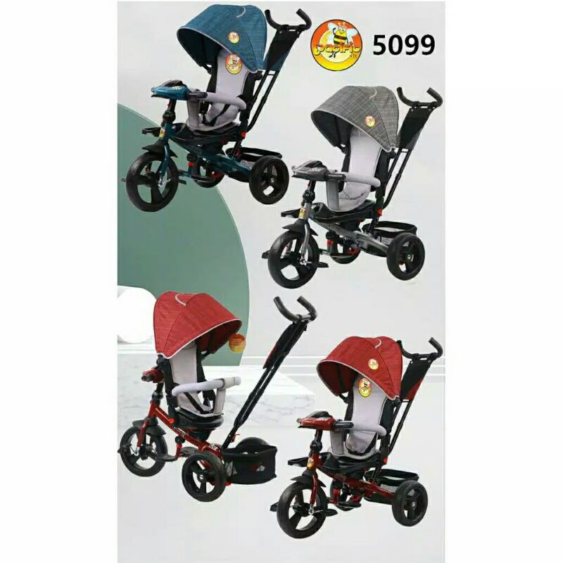 Sepeda Anak Roda 3 Tricycle Kanopi Baby Stroller Pacific 5099 / 5199 LMX 809C