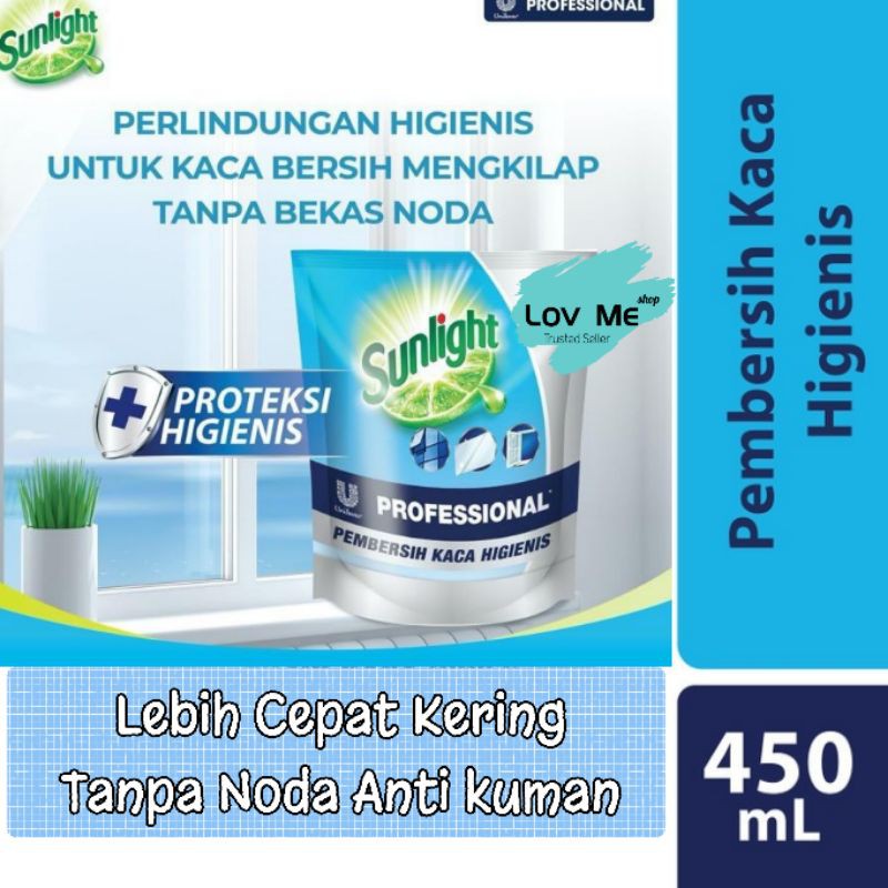 Sunlight Pembersih Kaca Glass Cleaner 450ml