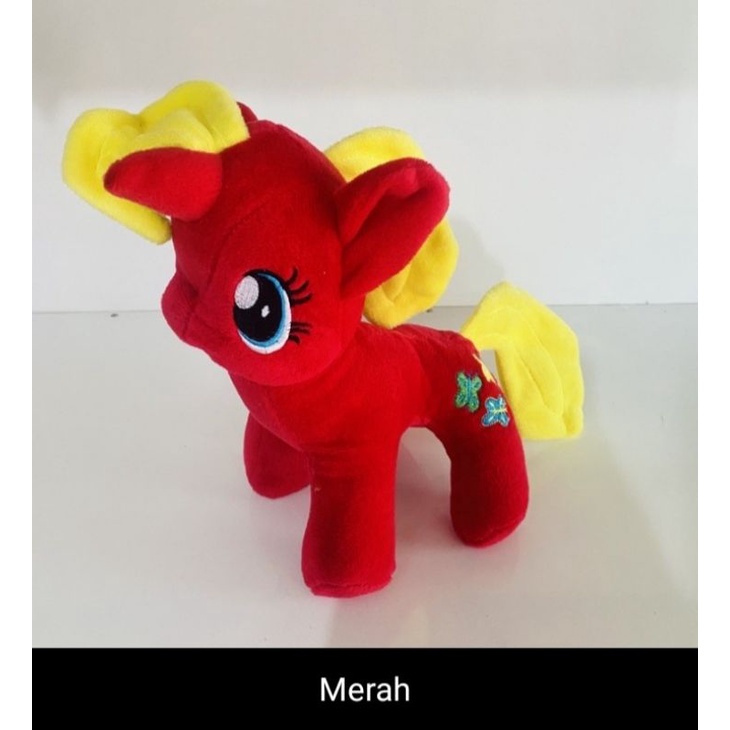 Boneka Litlle Pony Kuda Poni Ukuran 35Cm Berlable SNI