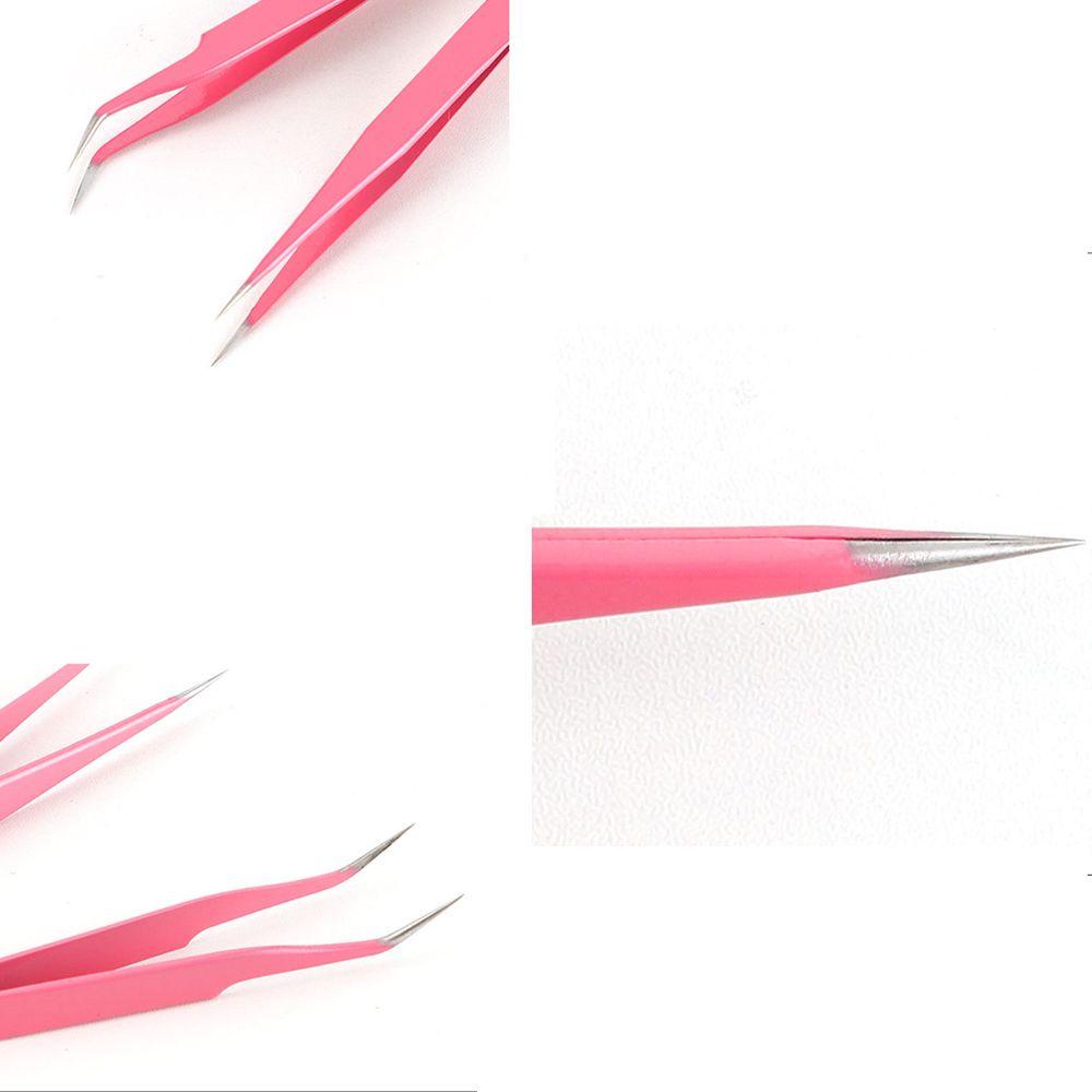 Preva Eyelash Tweezer Alat Okulasi Penjepit Bulu Mata Makeup Profesional Crystal Tweezer