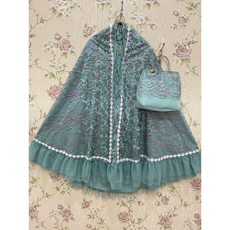 Hanin Muslim / Mukena Brukat Mewah / Mukena Premium / Mukena Cantik / Mukena Dewasa / Mukena Mewah /