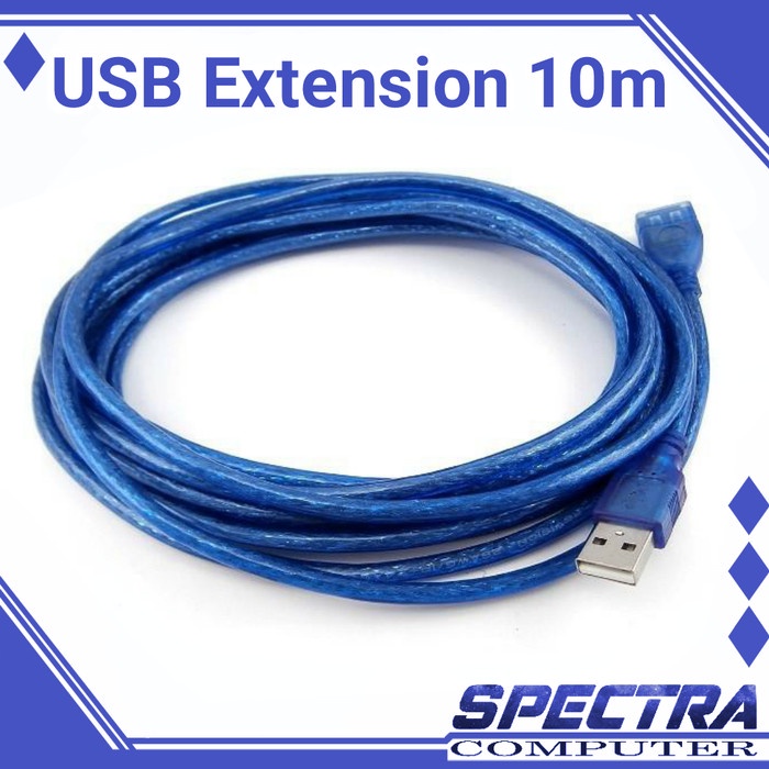 Kabel USB Extension 10 Meter Male To Female - Perpanjangan USB