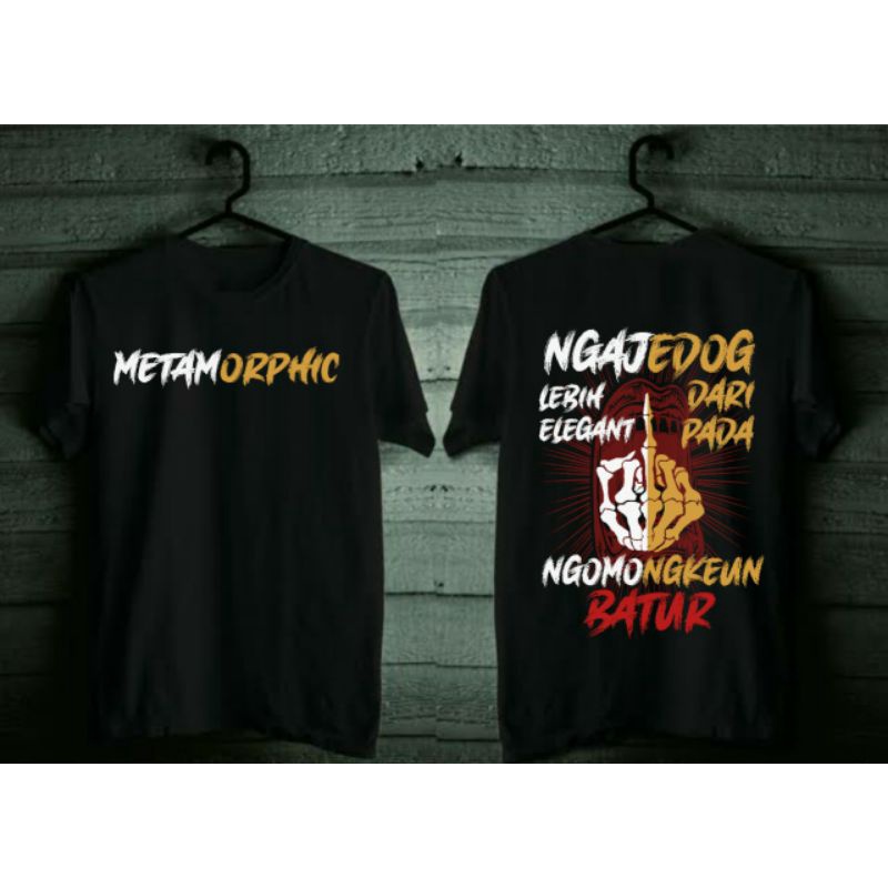 Sablon Kaos  satuan  depan Belakang