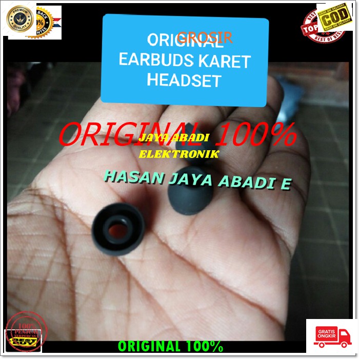 J98 ORIGINAL KARET HEADSET EARBUDS SILICON BUSA EARBUD HANDSFREE EAR IN MULTI J98  Earbuds silicon karet earphone hf busa headset handsfree kuping telinga ear earbud sepasang multi universal original J98  terbuat dari bahan silicon berkualitas yang dapat