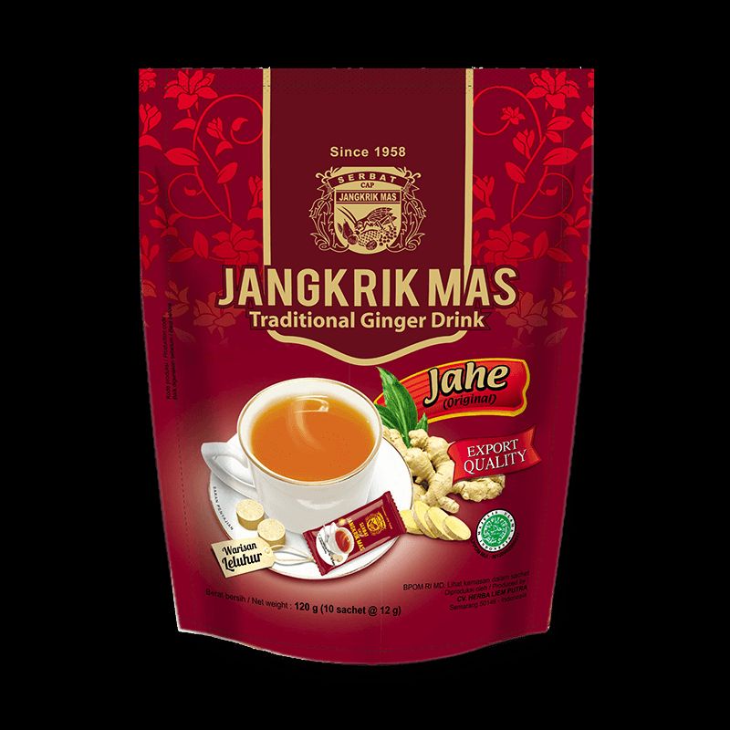 

Serbat Cap Jangkrik Mas rasa JAHE original minuman traditional herbal tradisional 120 gr isi 10 sachet