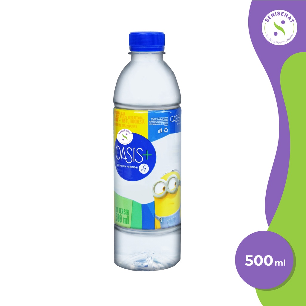 Oasis Minion 500 ml/ Air Mineral Oasis Edisi Minion 500 ml/ Senisehat