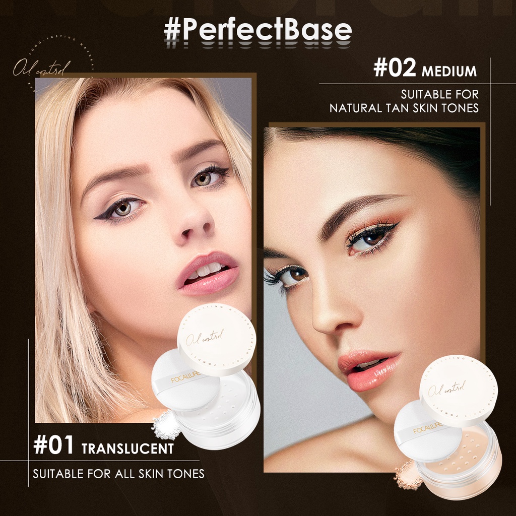 Focallure Loose Powder Focallure Poreless Matte Loose Powder Oil Control Bedak Tabur Focallure Bedak Focallure Perfect Base Oil Control Focallur Focalure Fucallure Focalure Foccalure