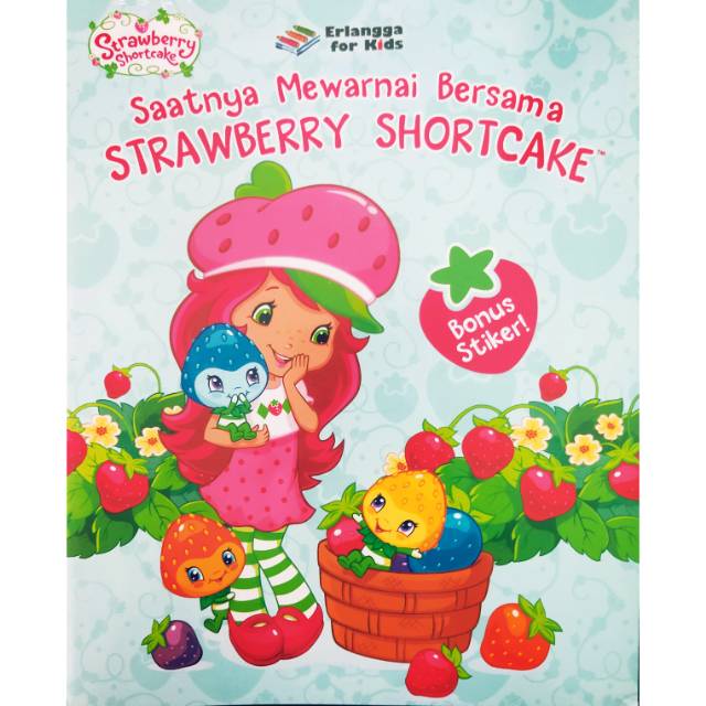 Mewarnai Shortcake - Mewarnai Strawberry Shortcake / Mewarnai kucing lucu • belajarmewarnai.info ...